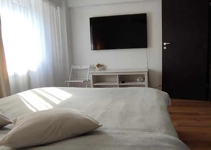 Platinum - Cu 3 Camere, 2 Dormitoare, 2 Bai, Bucatarie Complet Utilata, Living, 2 Balcoane アパート *